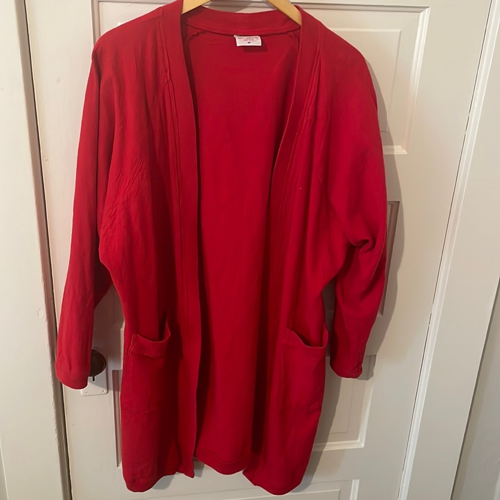 Vintage cotton oversized cardigan